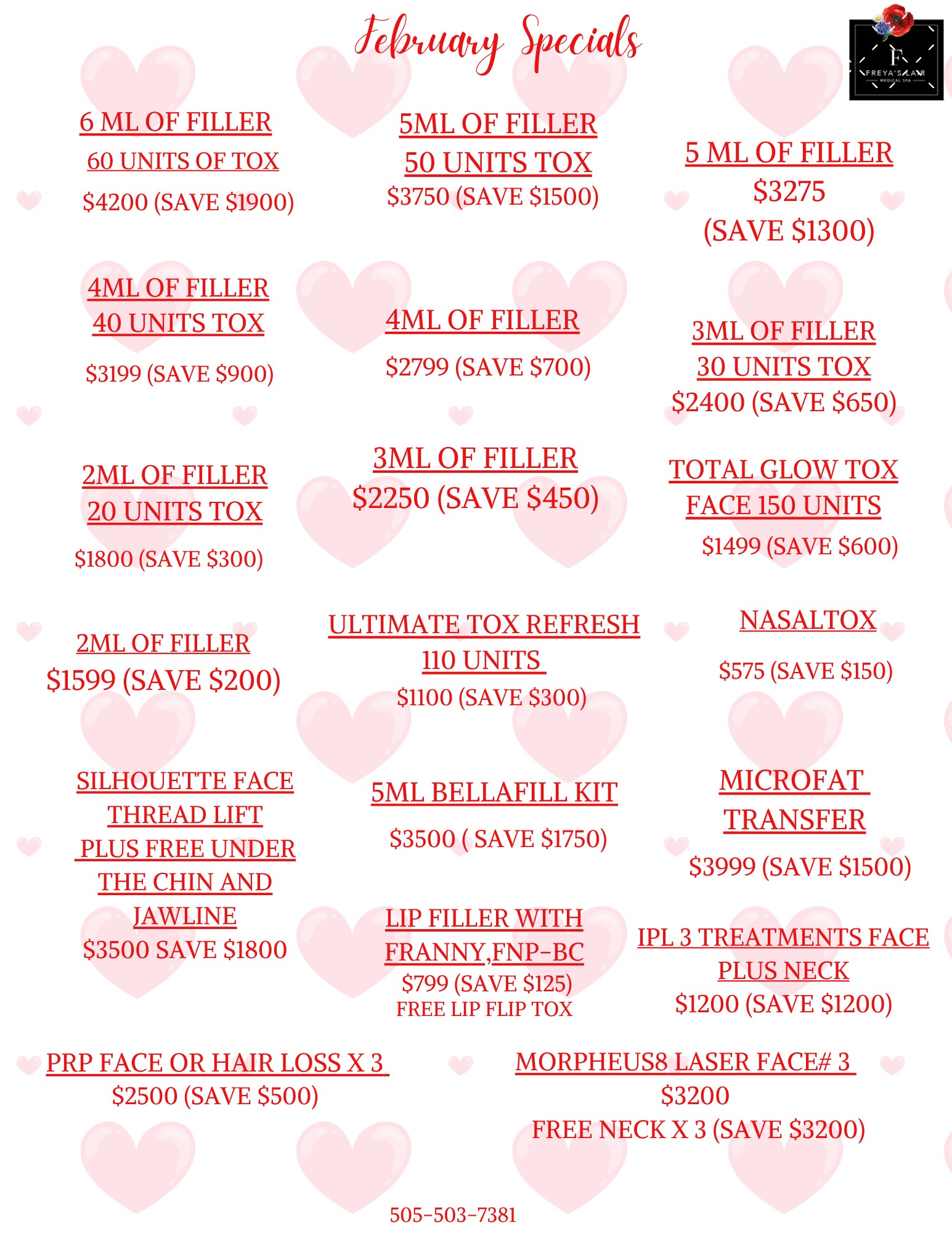 february specials