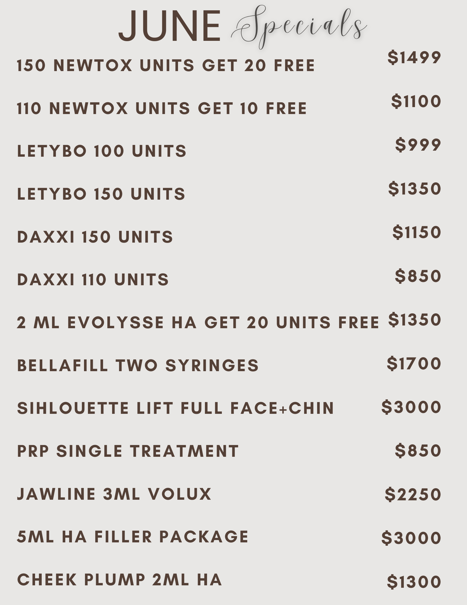 June special