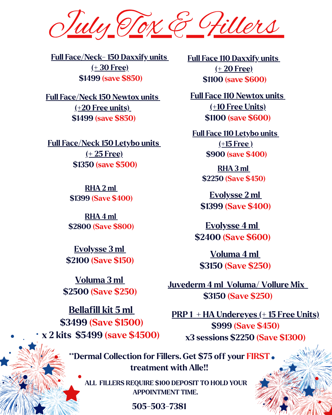 2 July Specials
